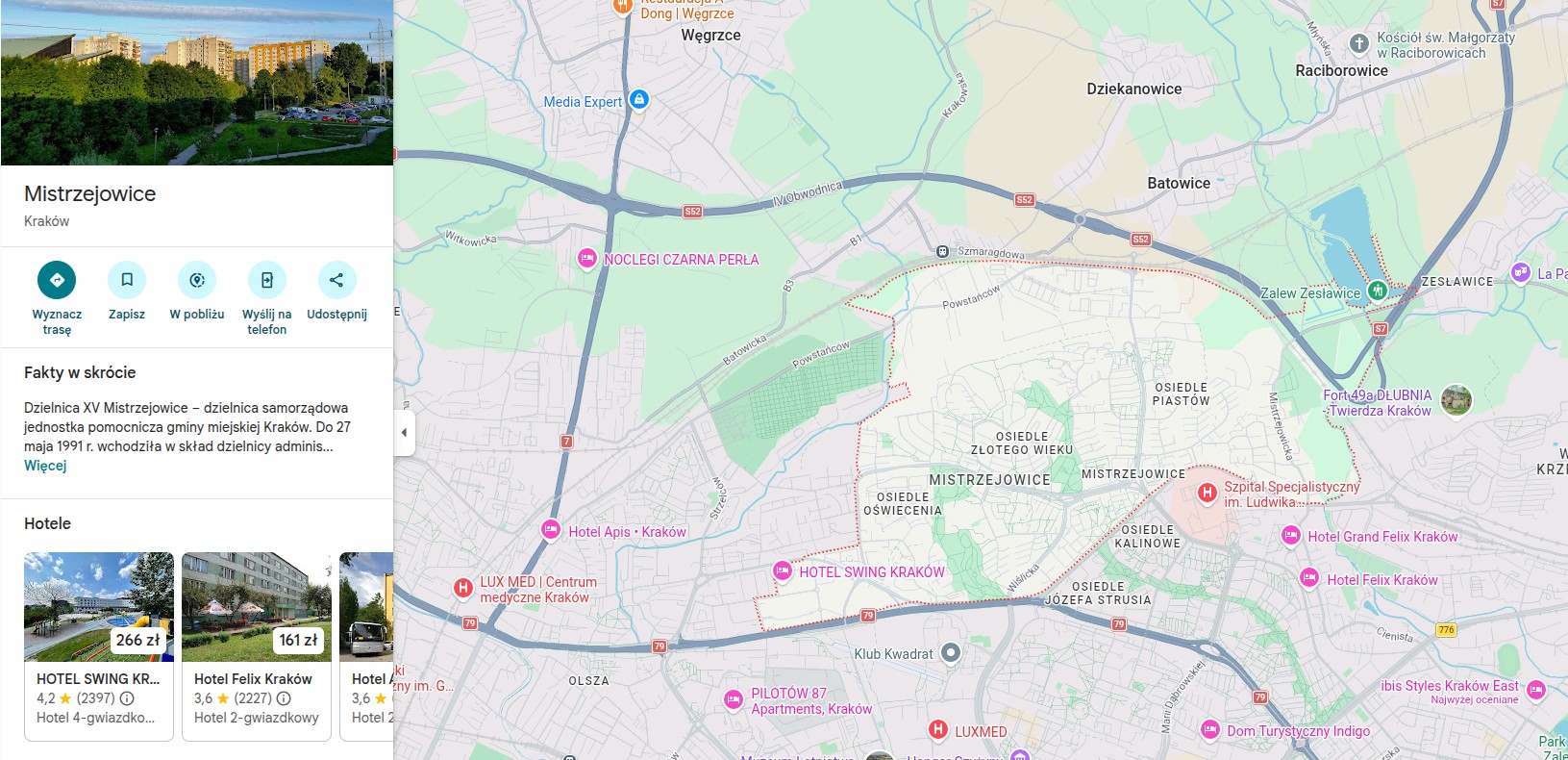 Kraków Mistrzejowice – duża dzielnica osiedlowa, gdzie świadczymy czyszczenie klimatyzacji